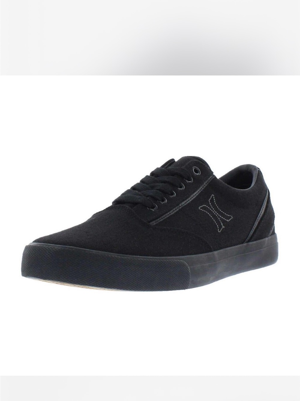 Men's Hurley Arlo Lace Up Black Casual Canvas Sneakers Size 11